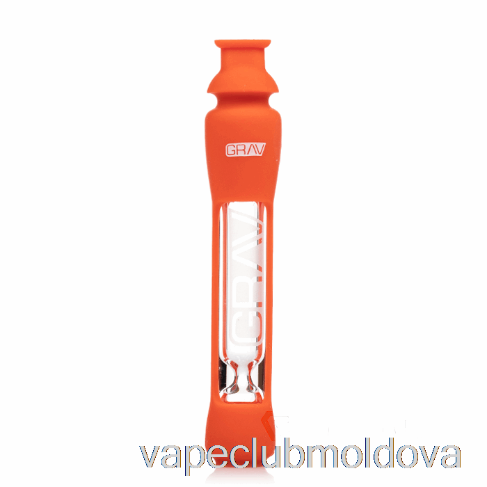 Kit Vape Pod Grav 12mm Taster Cu Piele De Silicon Portocaliu Stacojiu